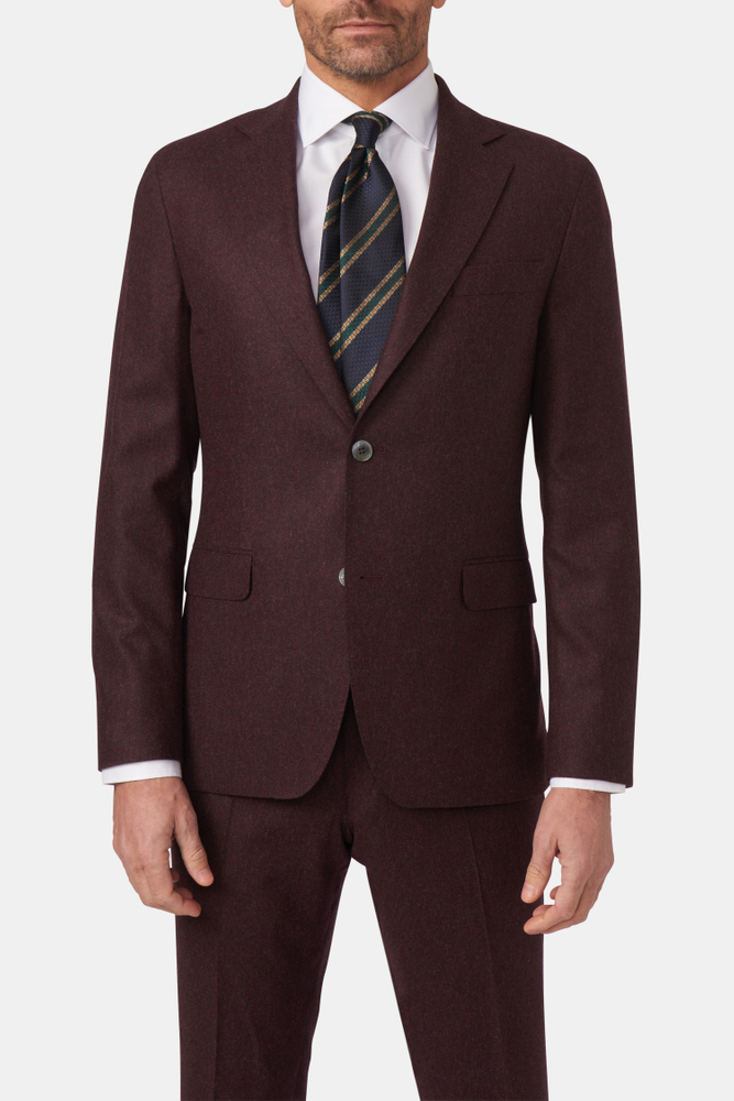 Regular Fit Flannel Blazer