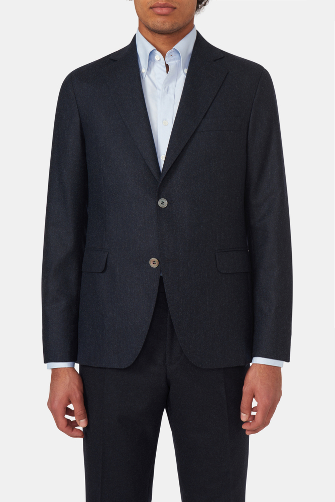 Regular Fit Flannel Blazer