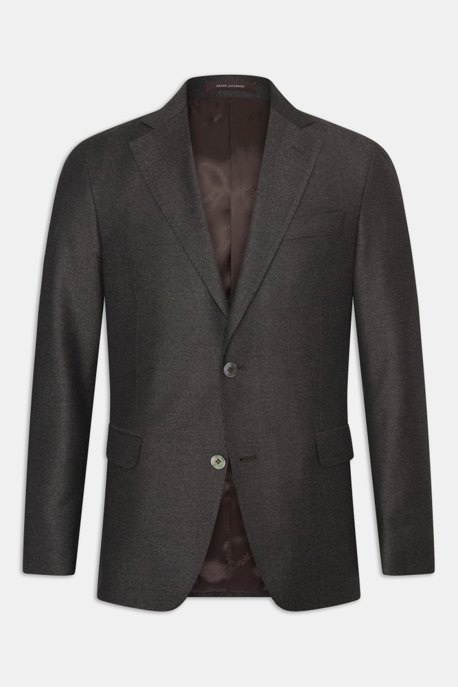Regular Fit Herringbone Blazer