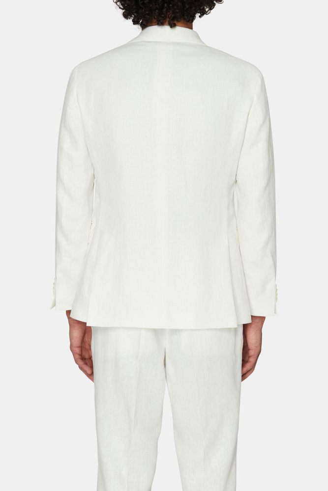 Regular Fit Microstructure Blazer