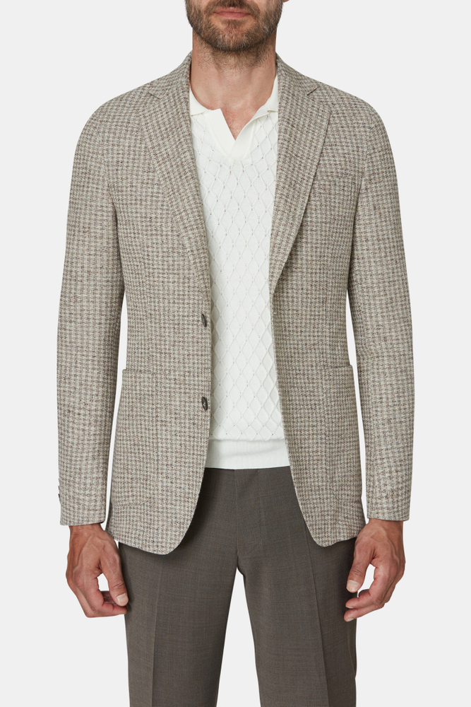 Regular Fit Pepita Blazer