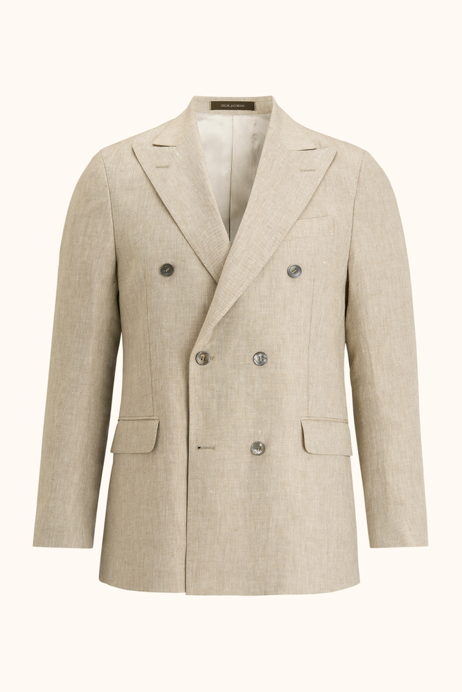 Regular Fit Dobbeltspent Linblazer