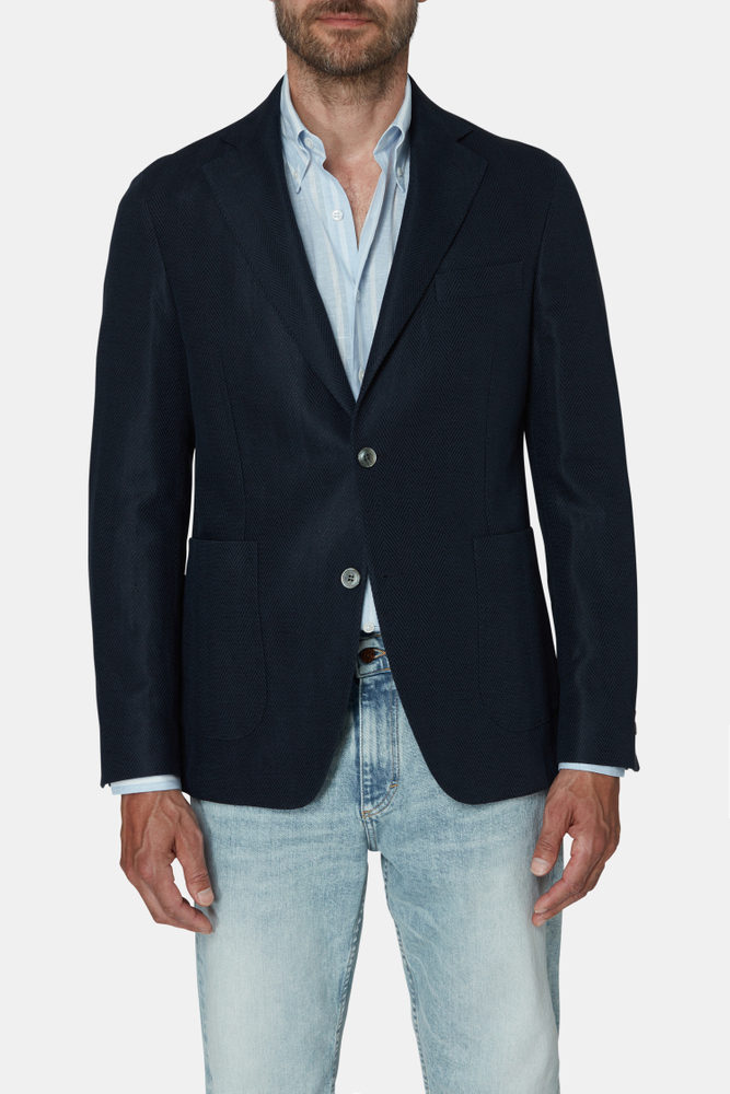 Regular Fit Herringbone Kavaj