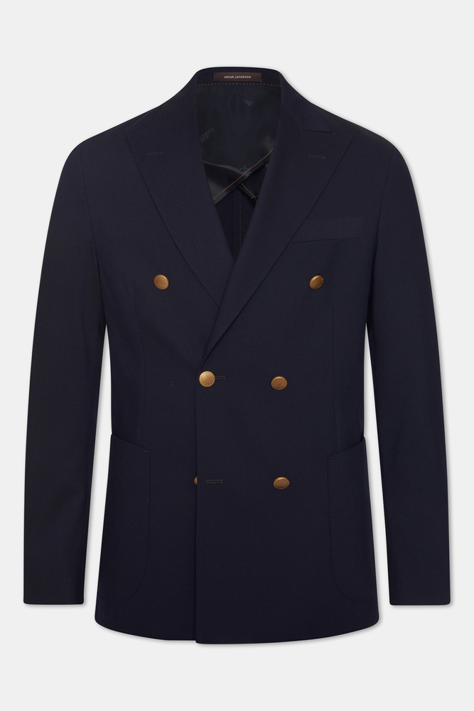 Regular Fit Dobbeltspent Blazer Tropical Wool