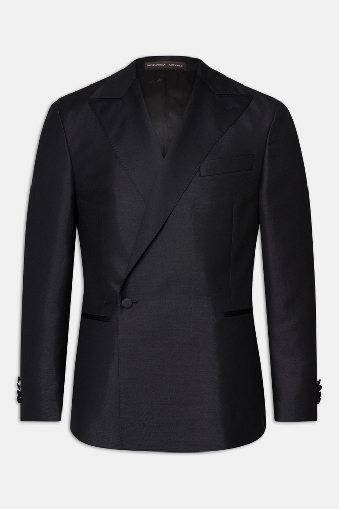 Regular Fit Double Breasted Tuxedo Blazer
