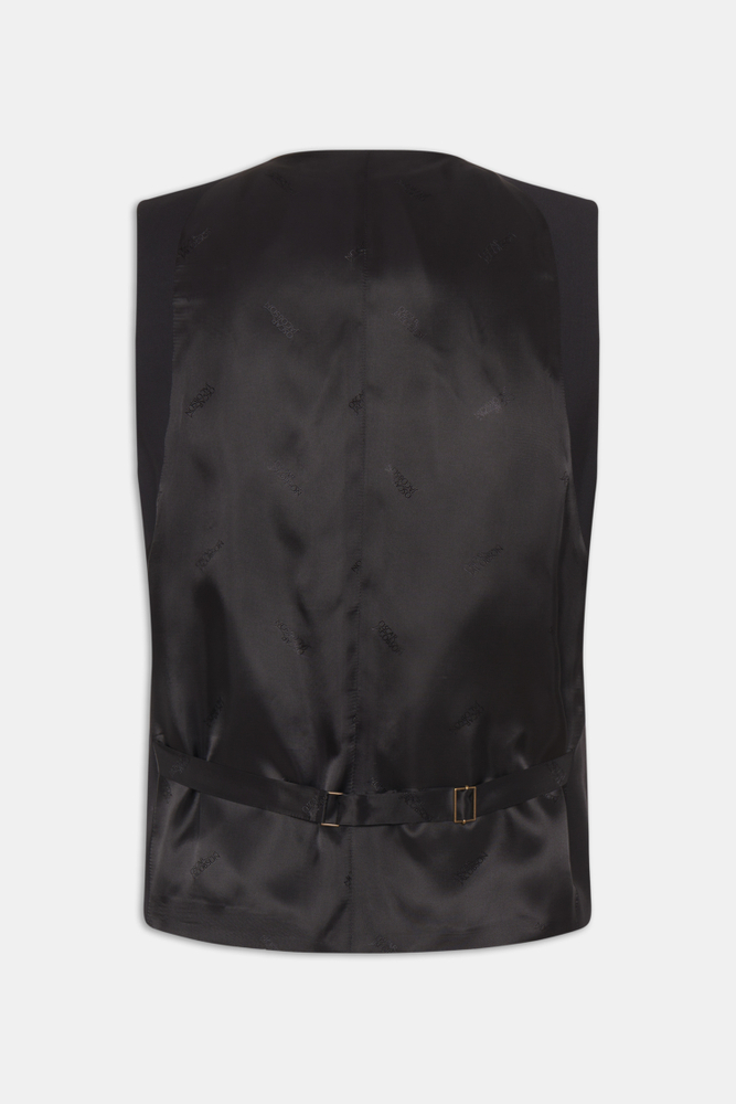 Regular Fit Dobbeltradet Microstructure Vest