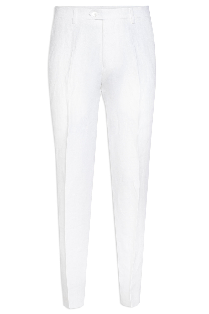 Regular Fit Linen Trousers
