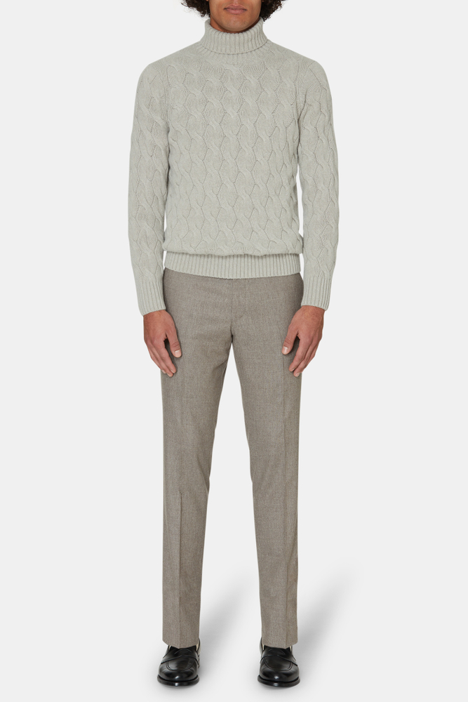 Slim Fit Flannelbukser