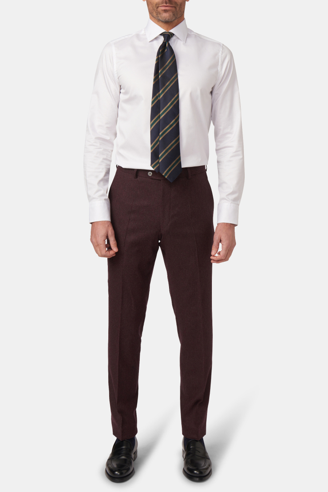 Slim Fit Flannelbukser