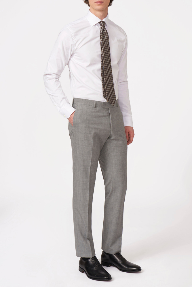 Slim Fit Microstructure Bukser