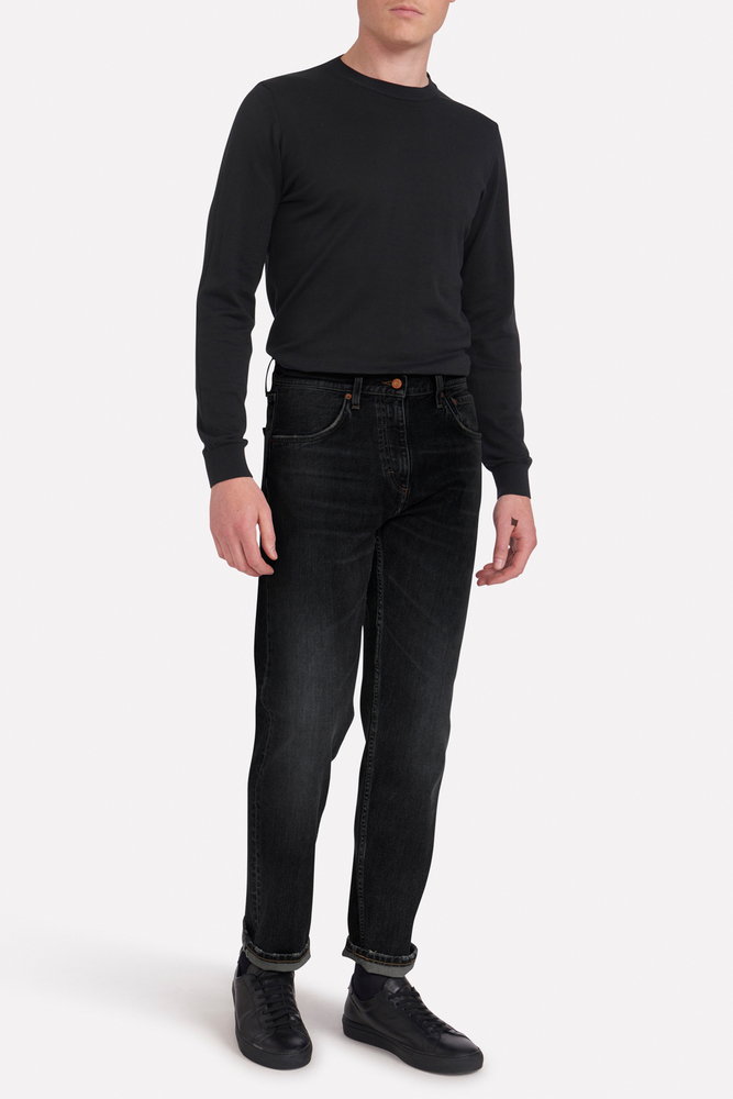 Regular Fit Byxor Hög Midja