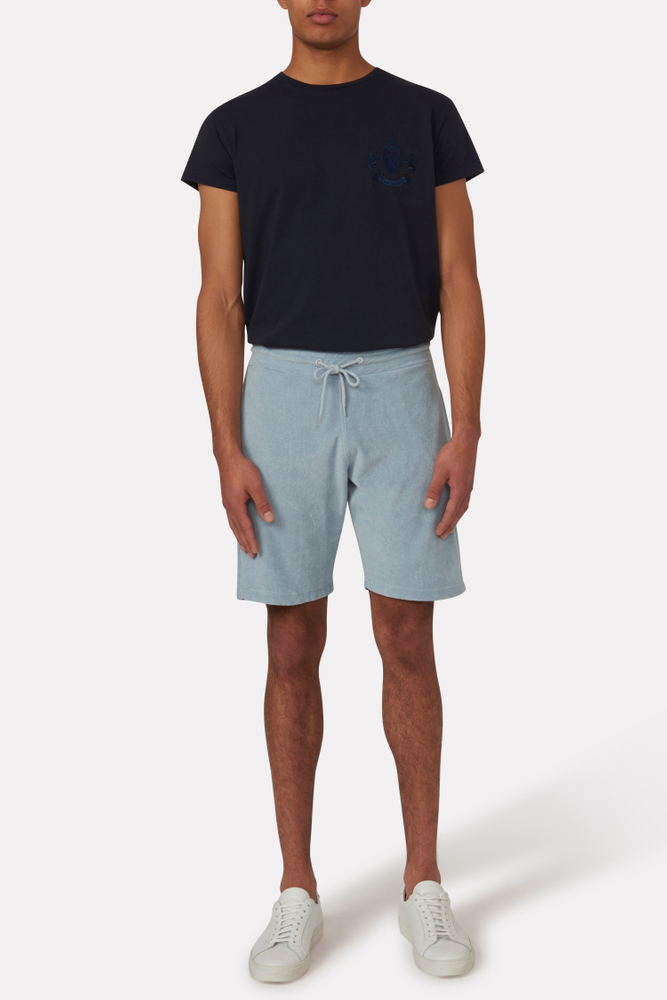 Slim Fit Frotté Shorts