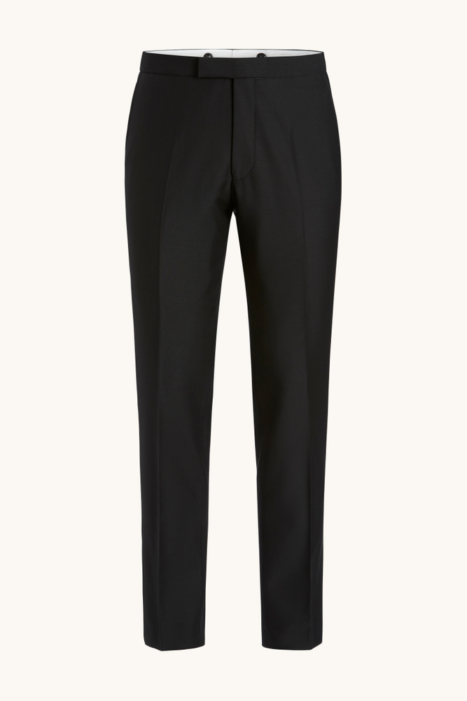 Slim Fit Tuxedo Microstructure Trousers
