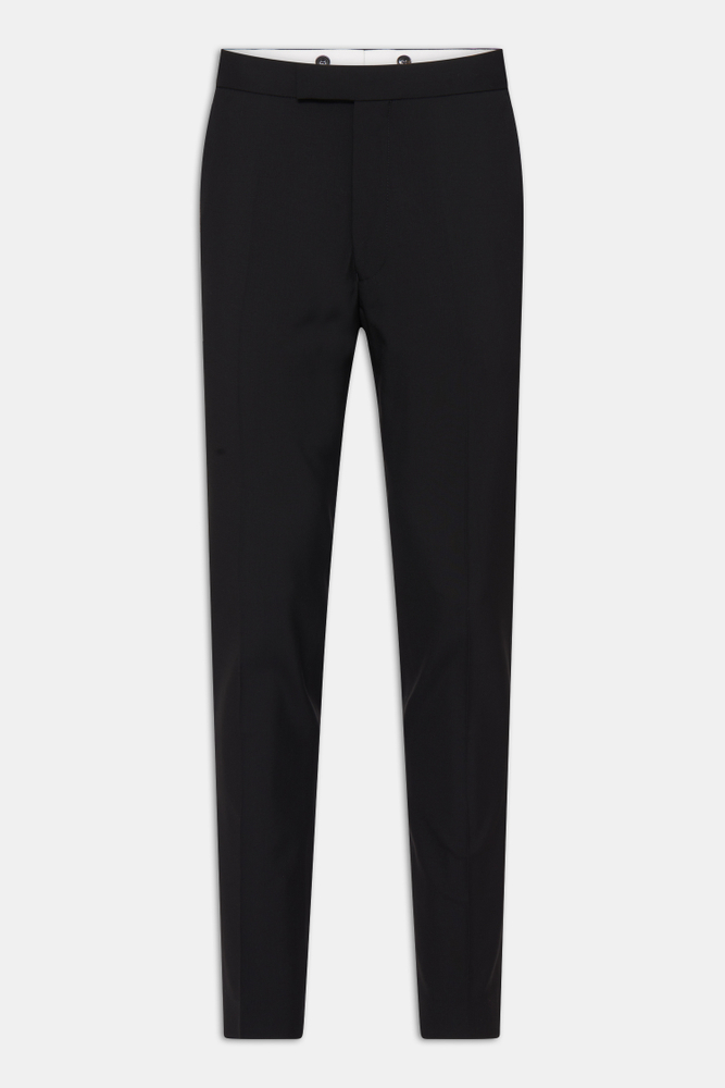 Slim Fit Tuxedo Microstructure Trousers