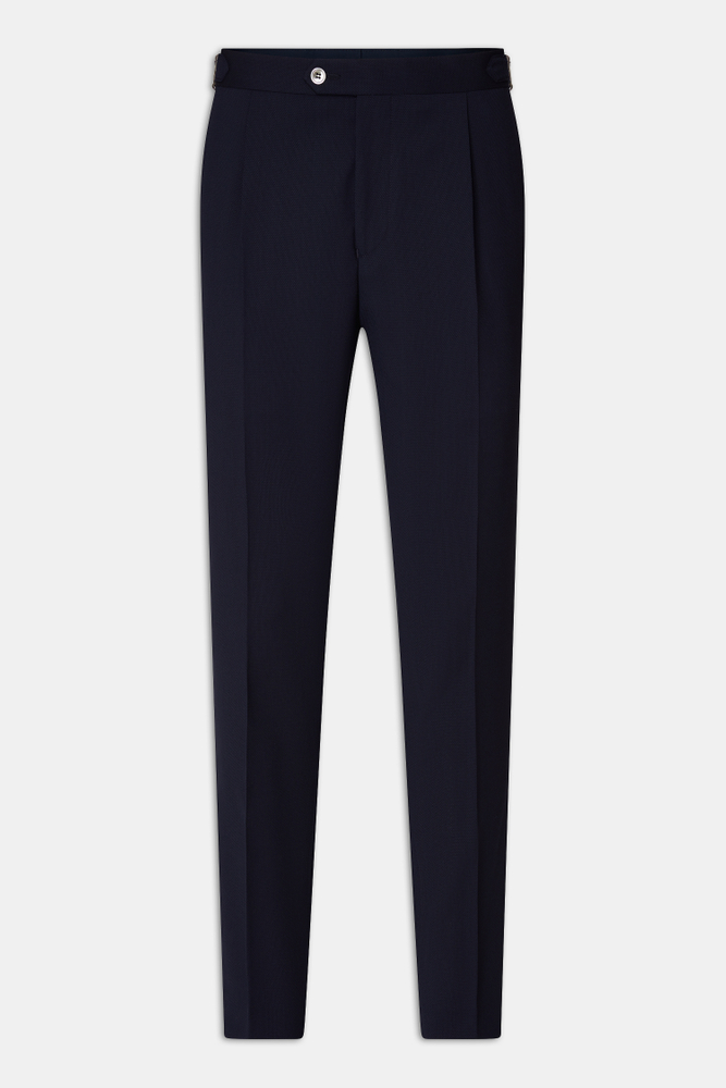 Regular Fit Bukser Tropical Wool Høj Talje