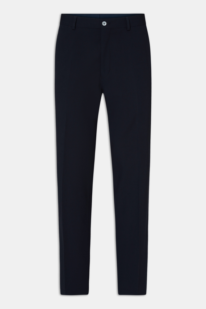Regular Fit Microstructure Trousers