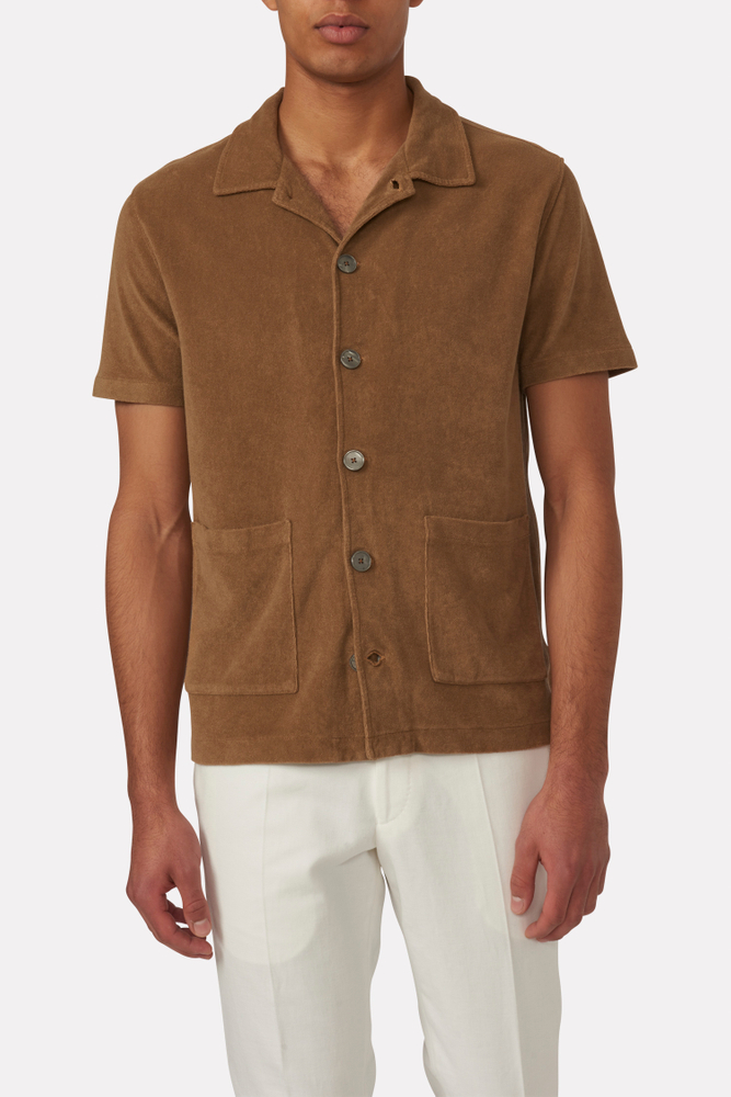 Regular Fit Terry Short Sleeve Shirt