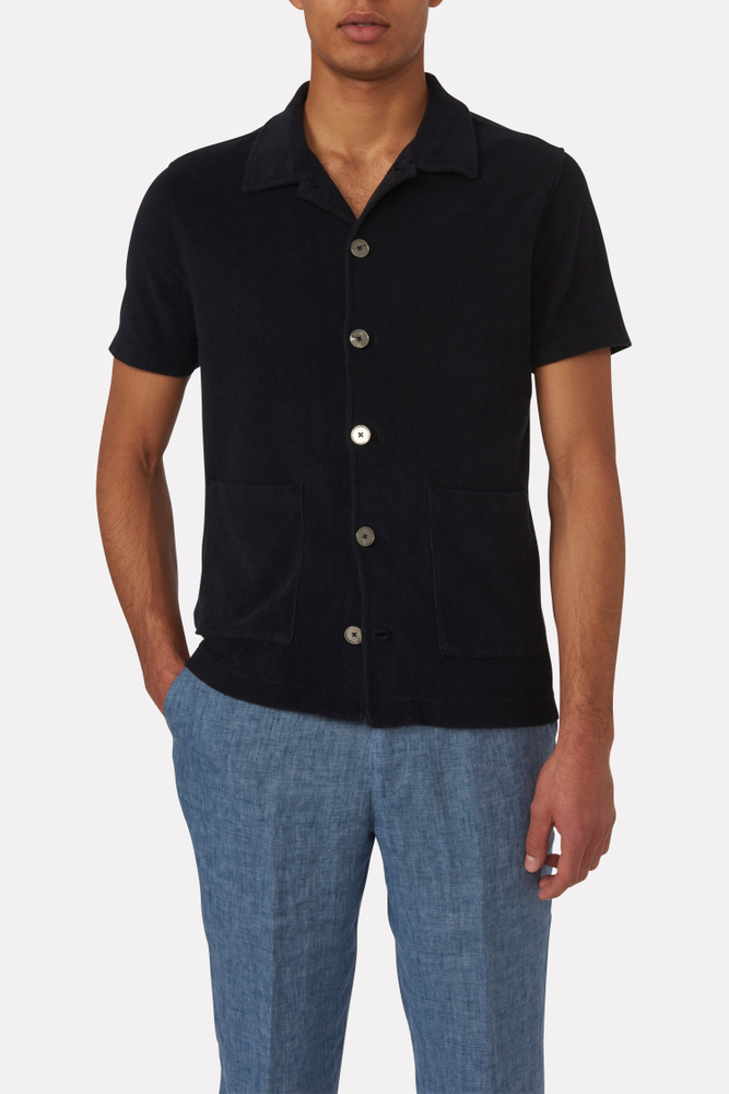 Regular Fit Terry Short Sleeve Shirt