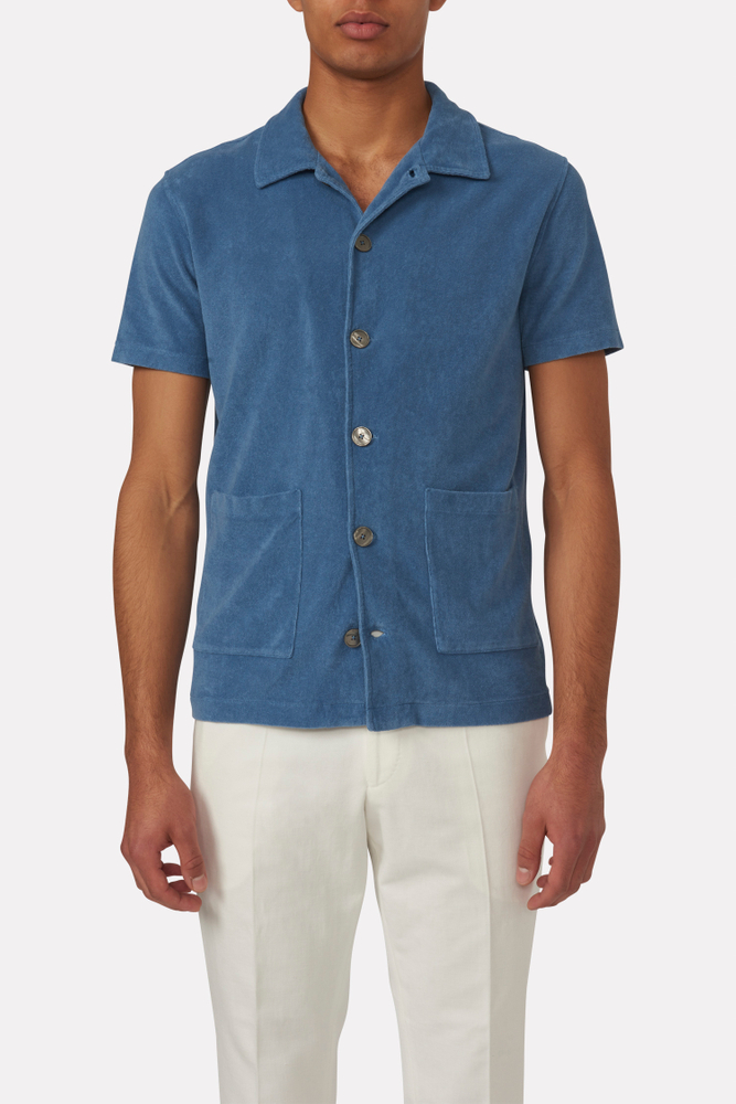 Regular Fit Terry Short Sleeve Shirt