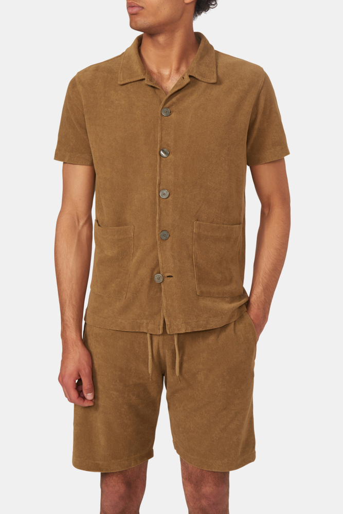 Regular Fit Terry Short Sleeve Shirt