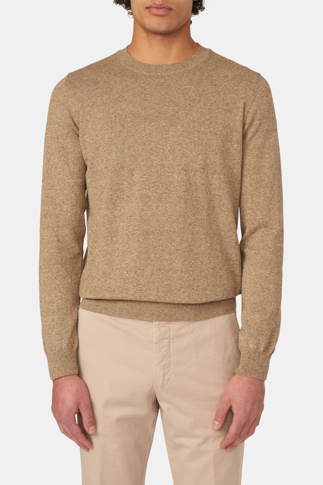 Slim Fit Roundneck Melange Sweater
