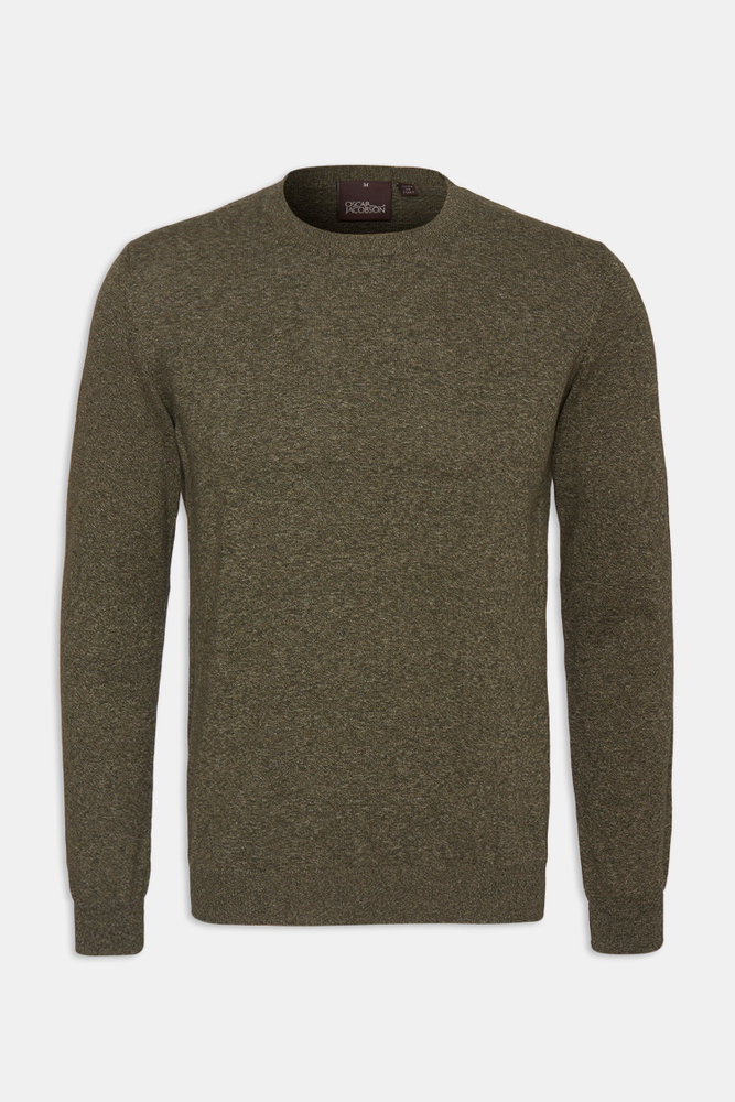 Slim Fit Roundneck Melange Sweater