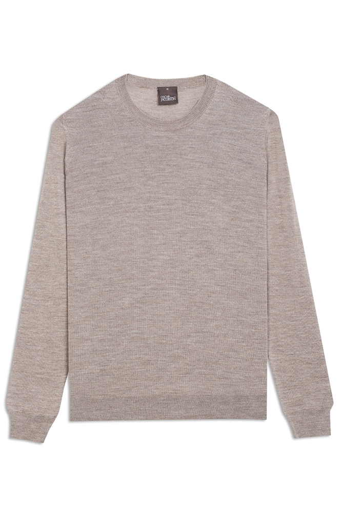 Slim Fit Extra Fine Merino Wool Roundneck