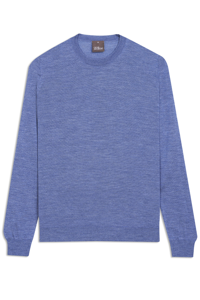 Slim Fit Extra Fine Merino Wool Roundneck