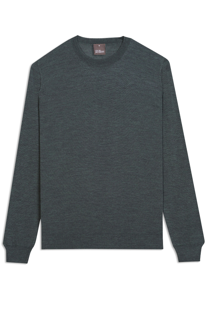 Slim Fit Extra Fine Merino Wool Roundneck