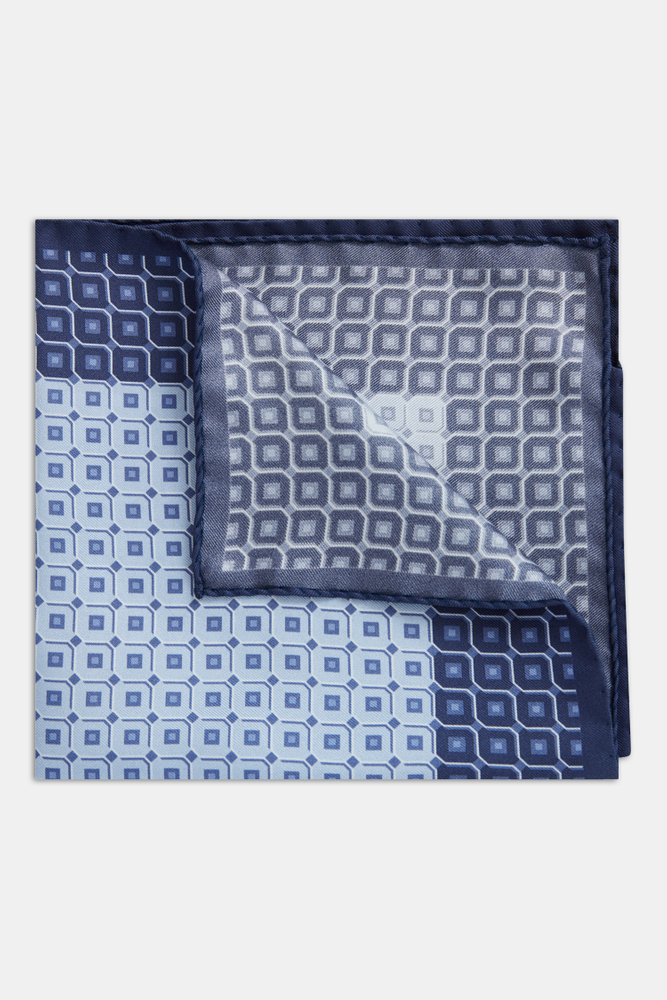 Mönstrad Slips Siden