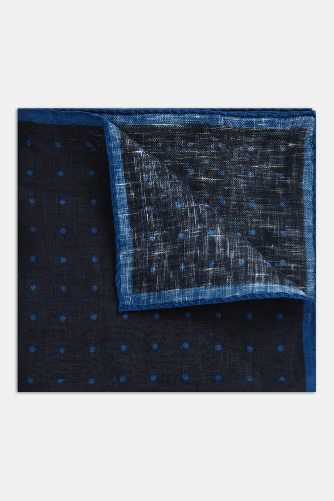 Dotted Linen Handkerchief
