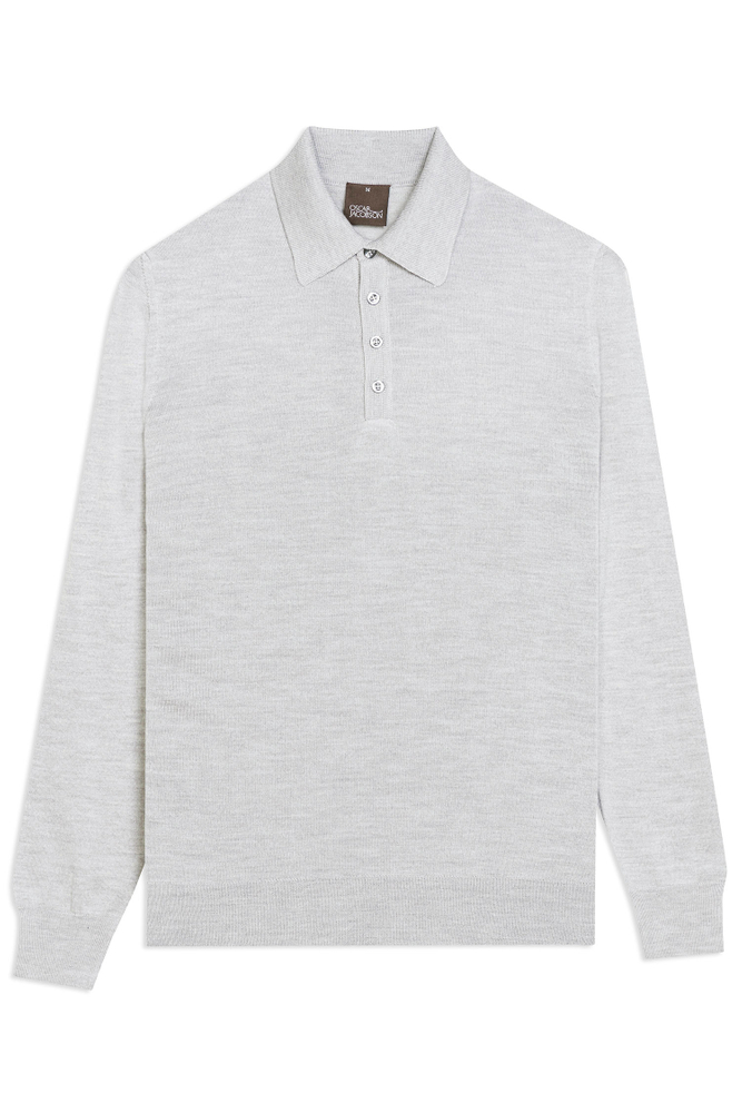 Regular Fit Extra Fine Merino Wool Poloshirt