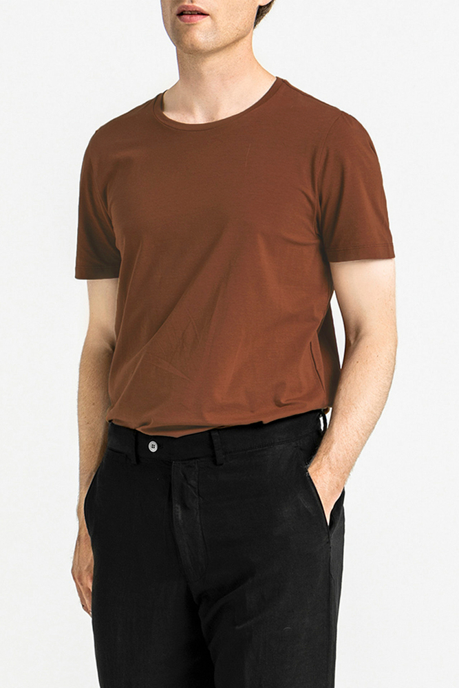 Slim Fit Strekkbar T-skjorte