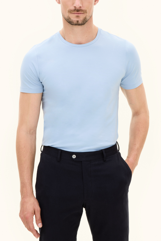 Slim Fit Strekkbar T-skjorte