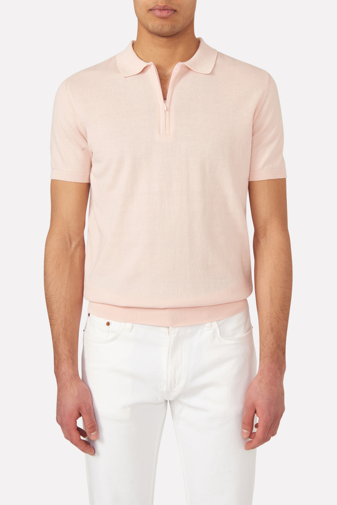 Slim Fit Fine Knitted Poloshirt