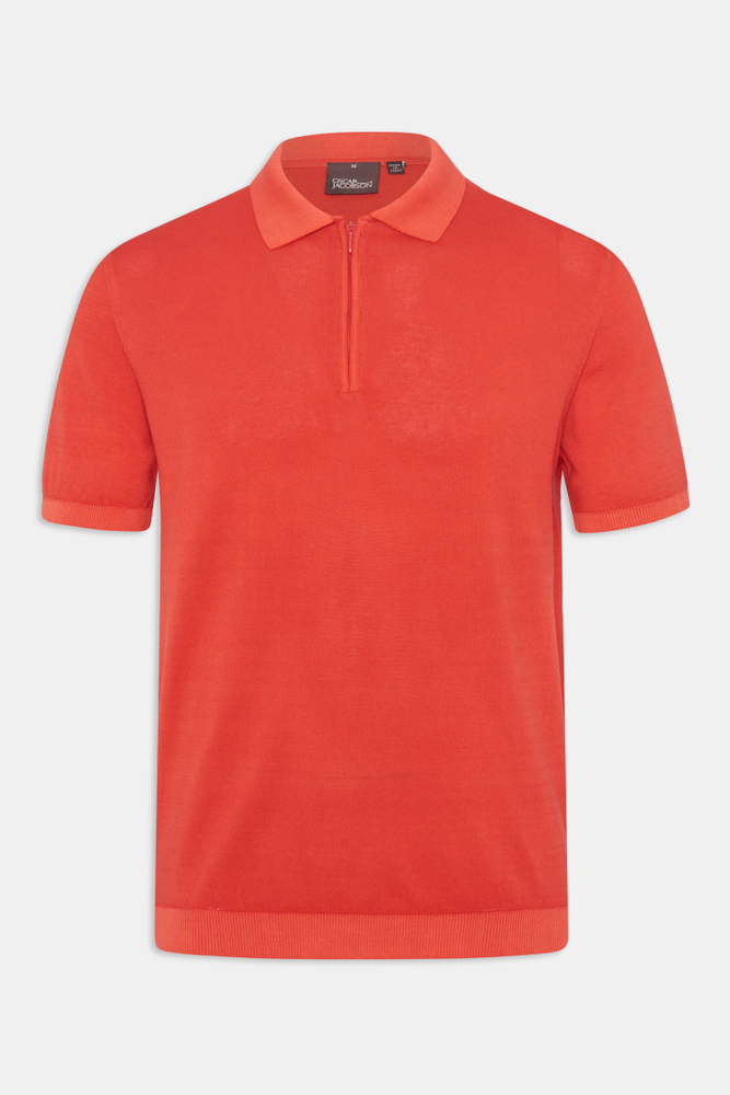Slim Fit Fine Knitted Poloshirt