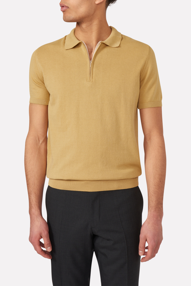 Slim Fit Fine Knitted Poloshirt