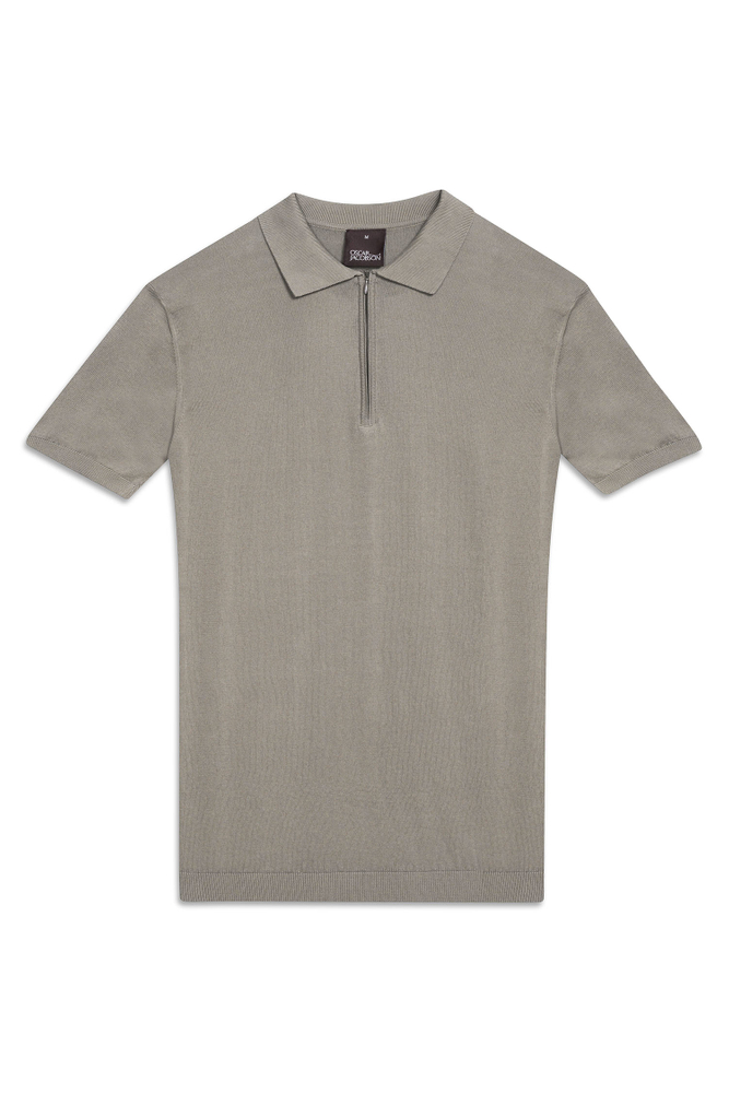Slim Fit Fine Knitted Poloshirt
