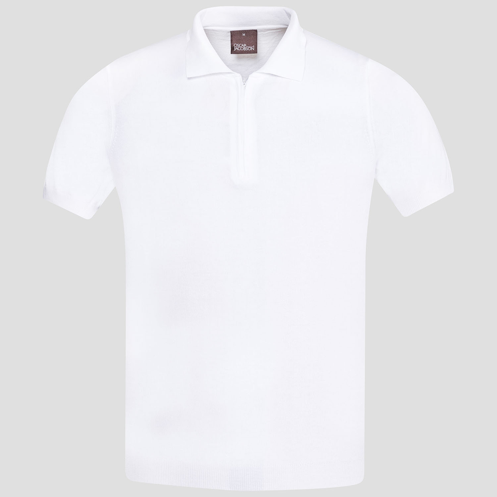 Slim Fit Finstrik Polo
