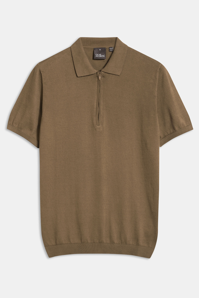 Slim Fit Fine Knitted Poloshirt