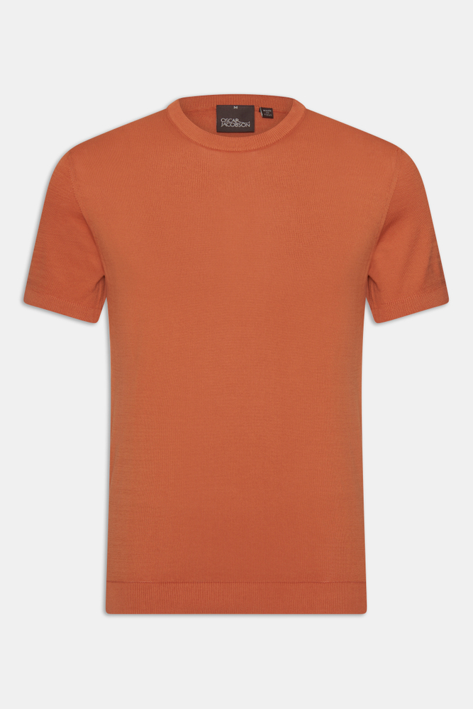 Slim Fit Fine Knitted T-shirt