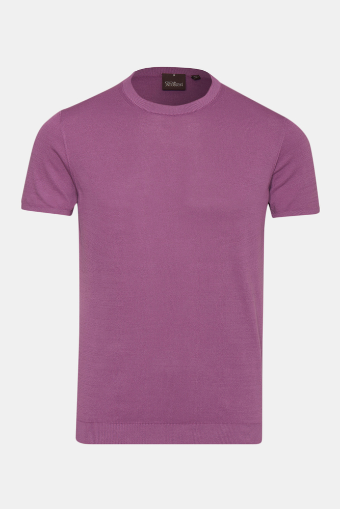 Slim Fit Fine Knitted T-shirt