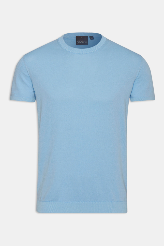 Slim Fit Fine Knitted T-shirt