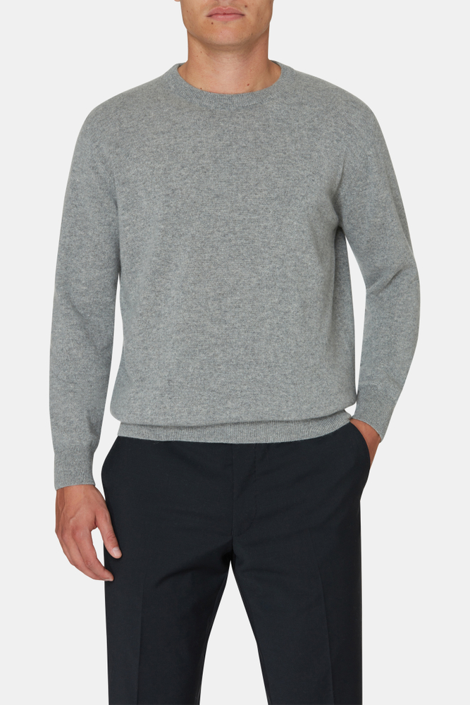 Regular Fit Roundneck Pure Cashmere Sweater