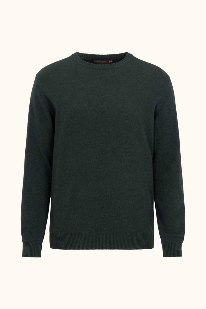 Regular Fit Roundneck Soft Wool Cashmere Sweater