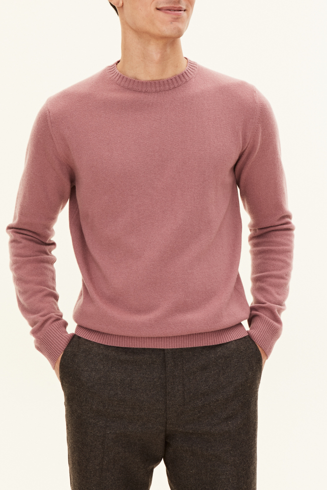 Regular Fit Rundhalsad Tröja Ull-Kashmir