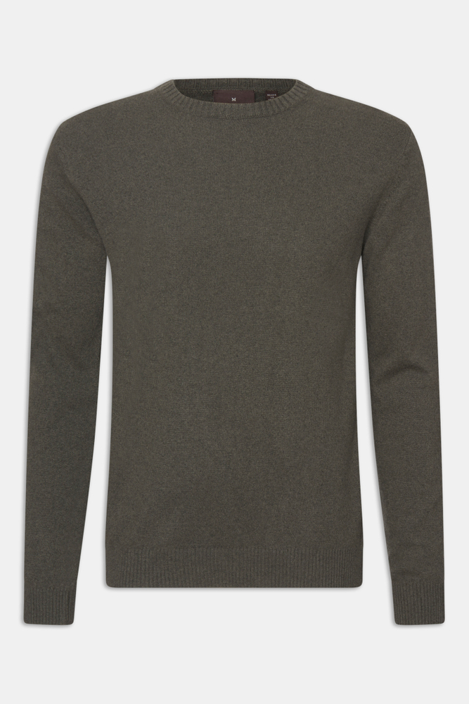 Regular Fit Rundhalsad Tröja Ull-Kashmir