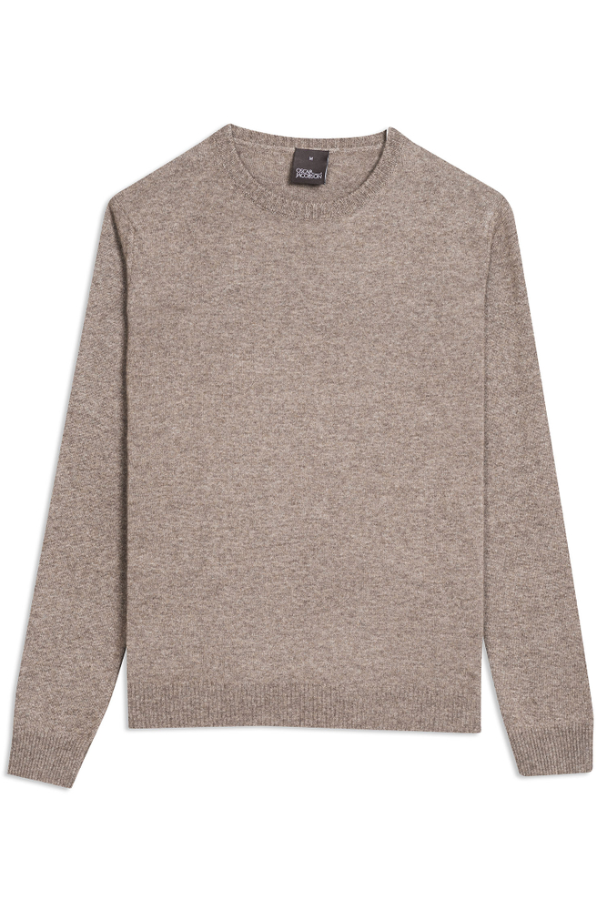Regular Fit Roundneck Soft Wool Cashmere Sweater