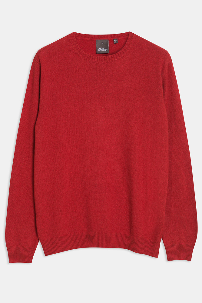 Regular Fit Rundhalset Ull-Kashmigenser