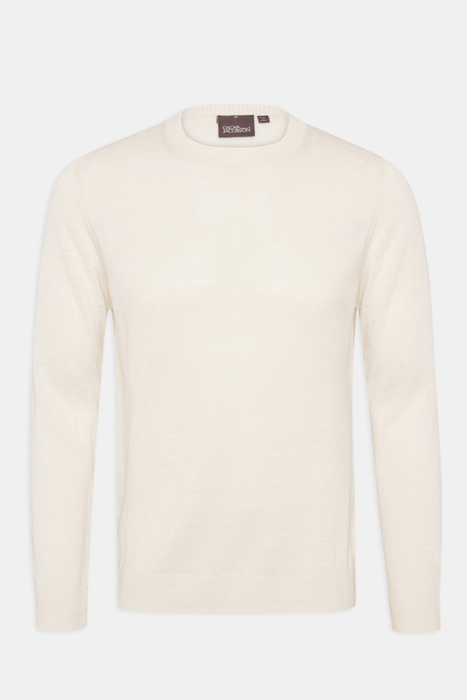 Regular Fit Rundhals Trøje Hør